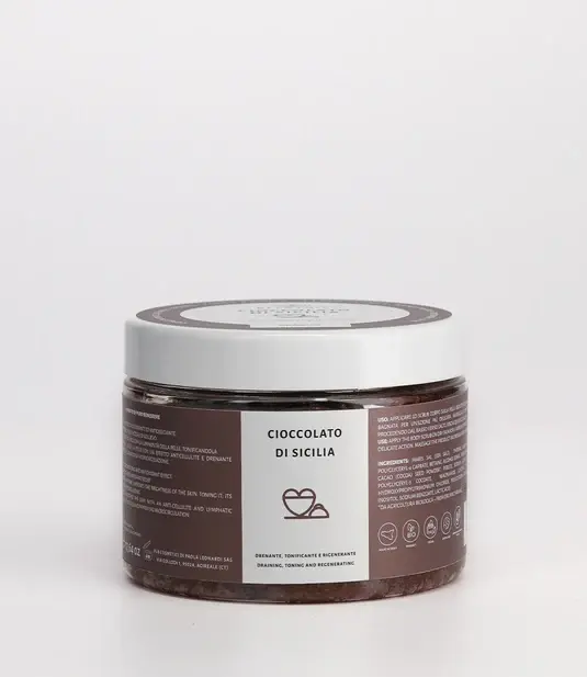 SCRUB CORPO EFFETTO FREDDO -CIOCCOLATO DI SICILIA-ELLETHIC-500GR