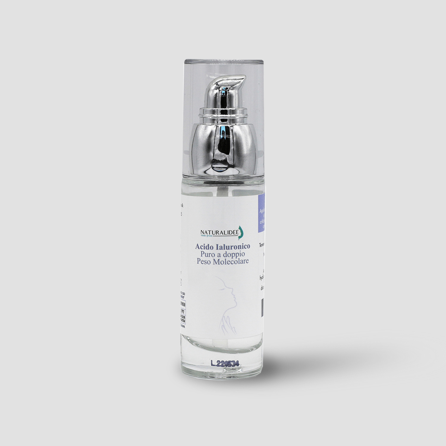 ACIDO IALURONICO PURO DOPPIO PESO MOLECOLARE -30ML