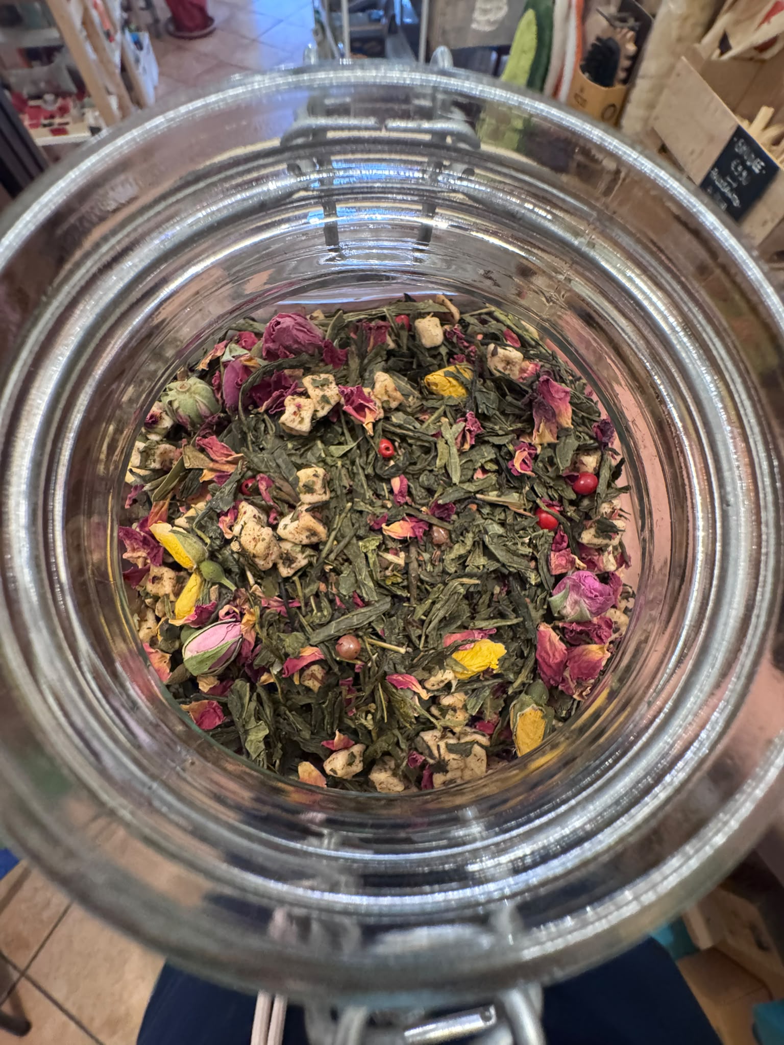 TE VERDE MELANGE GIARDINO DI ROSE -100GR