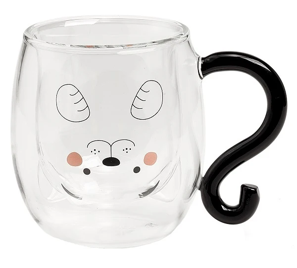 TAZZA VETRO CANE -250ML