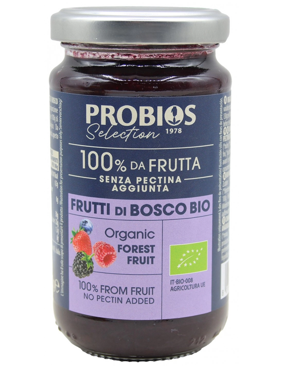 COMPOSTA DI FRUTTI DI BOSCO BIO - 220G