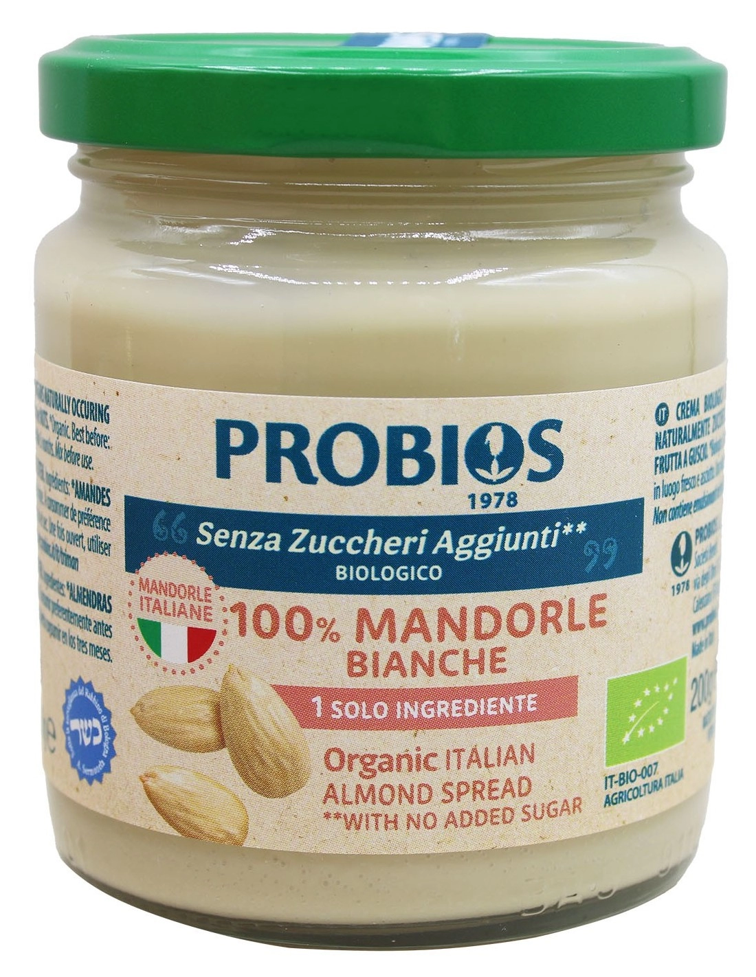 CREMA 100% MANDORLE BIANCHE